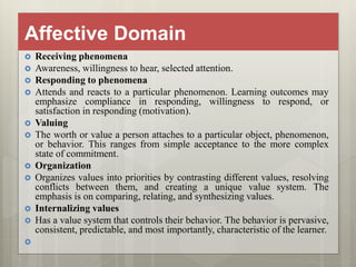 Bloom’s taxonomy | PPTX