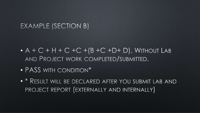 Grade D In AMIE Exams