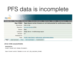 PFS data is incomplete
 