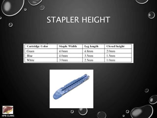 HPB CLINIC
STAPLER HEIGHT
 