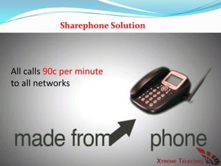 Sharephone Solution




All calls 90c per minute
to all networks
 