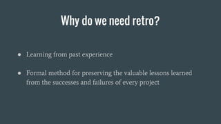 Retro Lessons Learned Amazon Process Retrospective | PPTX