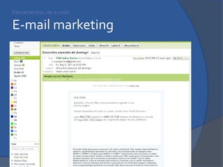 Ferramentas de e-mkt E-mail marketing  