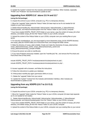 XOOPS 2.5.x Installation Guide | PDF