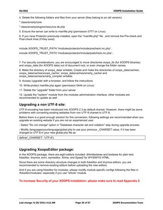 XOOPS 2.5.x Installation Guide | PDF