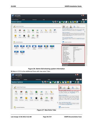 XOOPS 2.5.x Installation Guide | PDF