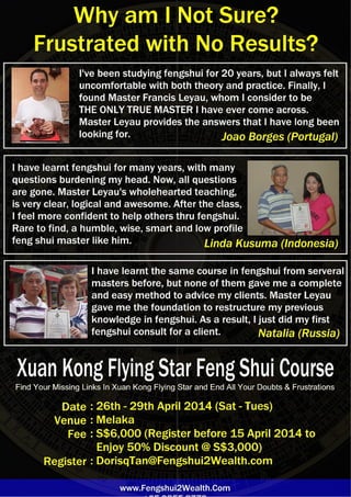 Xuan Kong Flying Star Feng Shui Course