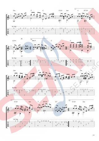 2/3
9
Em F C E/G# Am
1
F D7/F#
0
0
5
4
3
0
0
0 3 5
3
5 5
5
3
4
0
3
2
0
3 1
0
4
0
3
2
4
0
1
0
2
2
1 3
1
3 3
1
3
0
3
2
1
2
0...