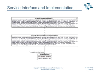Service Interface and Implementation 