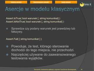 xUnit - narzędzie do testowania