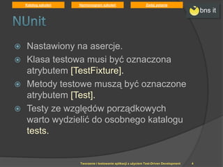 xUnit - narzędzie do testowania