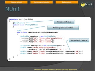 xUnit - narzędzie do testowania
