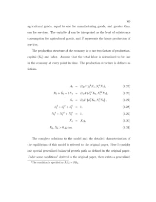 nal manufactur- 
ing good. The trade pattern here I consider is consistent with the actual trade 
pattern for China. Even though China imports and exports a lot of manufac- 
turing goods in the world market, China still does not have much bargaining 
power in the world market. Hence I assume that China takes all international 
prices of traded goods as given by the world market. We study an equilibrium 
of this small open economy. 
The de 