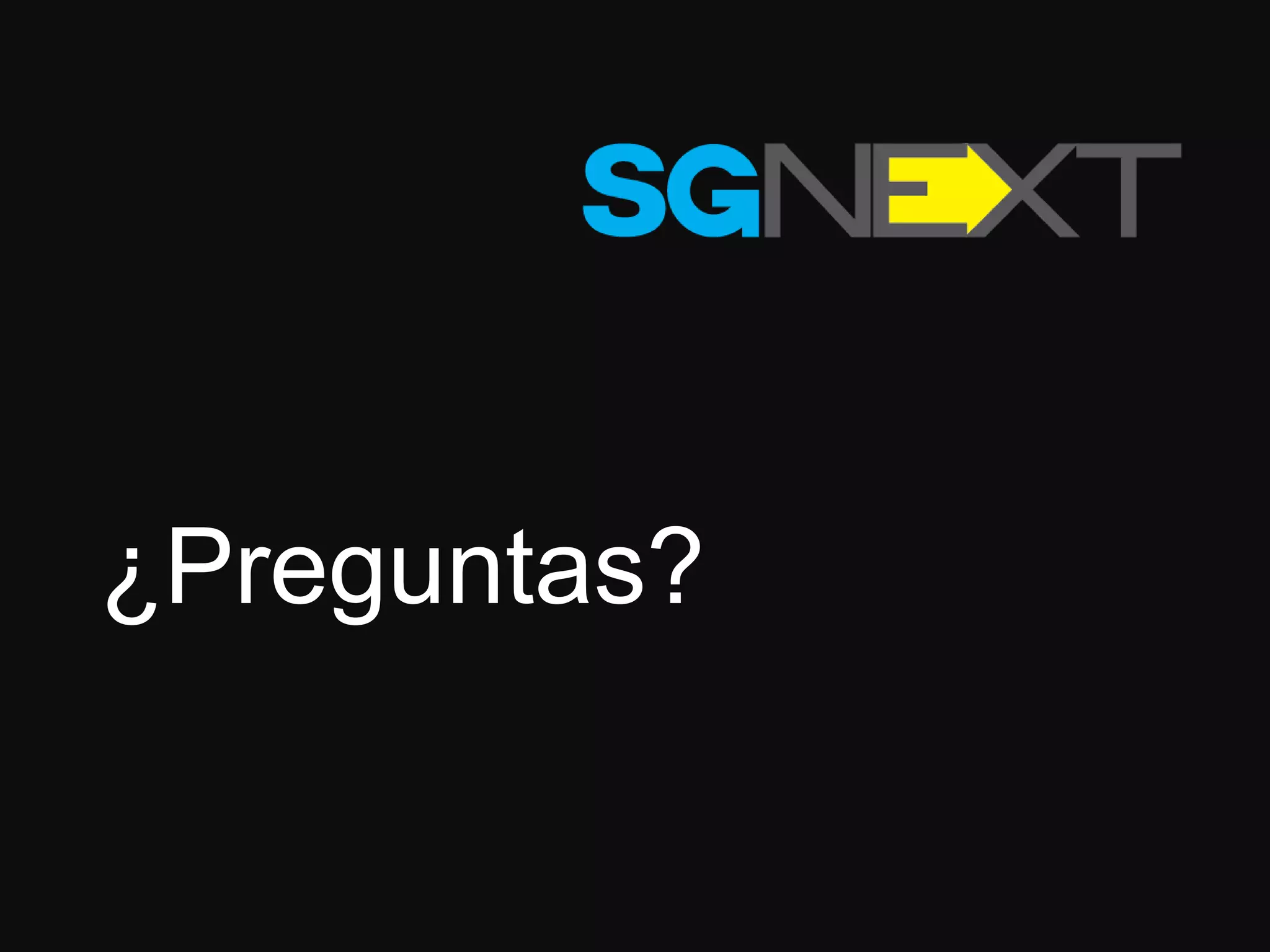 ¿Preguntas?
 