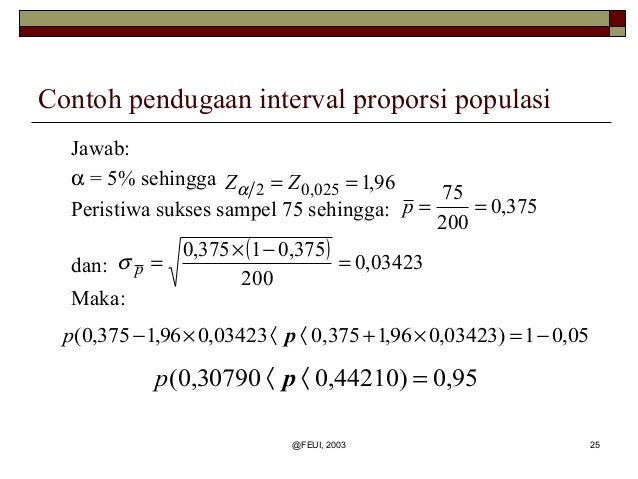 Contoh Soal Dan Jawaban Confidence Interval Guru Paud
