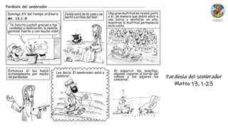 Parábola del sembrador
Mateo 13, 1-23
 