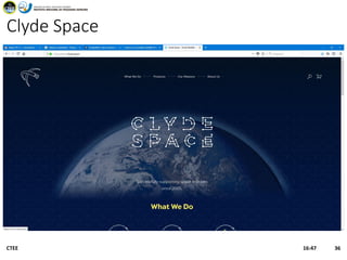 Clyde Space
16:47CTEE 36
 