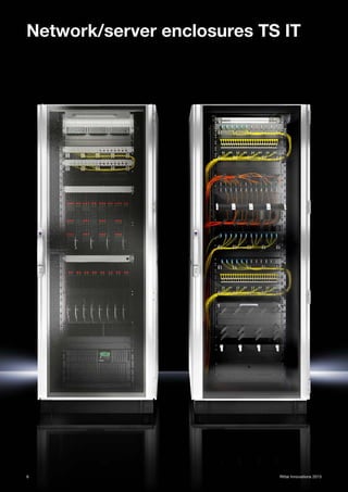 6 Rittal Innovations 2015
Network/server enclosures TS IT
 
