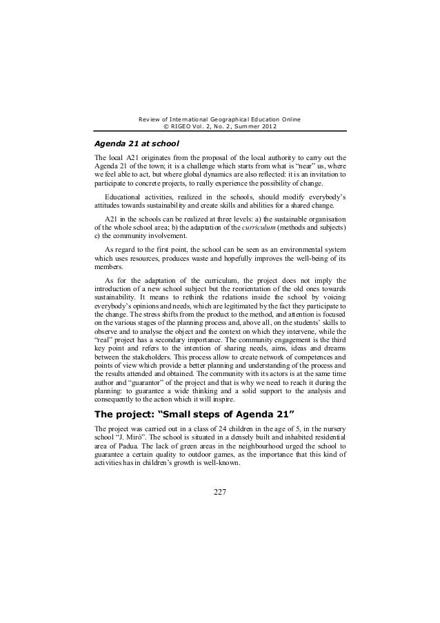 School garden project picture