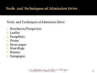 Admission Drive
