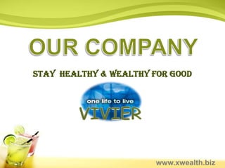 Stay healthy & wealthy for good




                       www.xwealth.biz
 