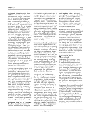 Thrips Integrated Pest Management | PDF
