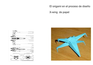 El origami en el proceso de diseño

X-wing de papel
 