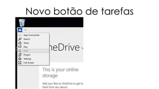 Novo botão de tarefas 
 