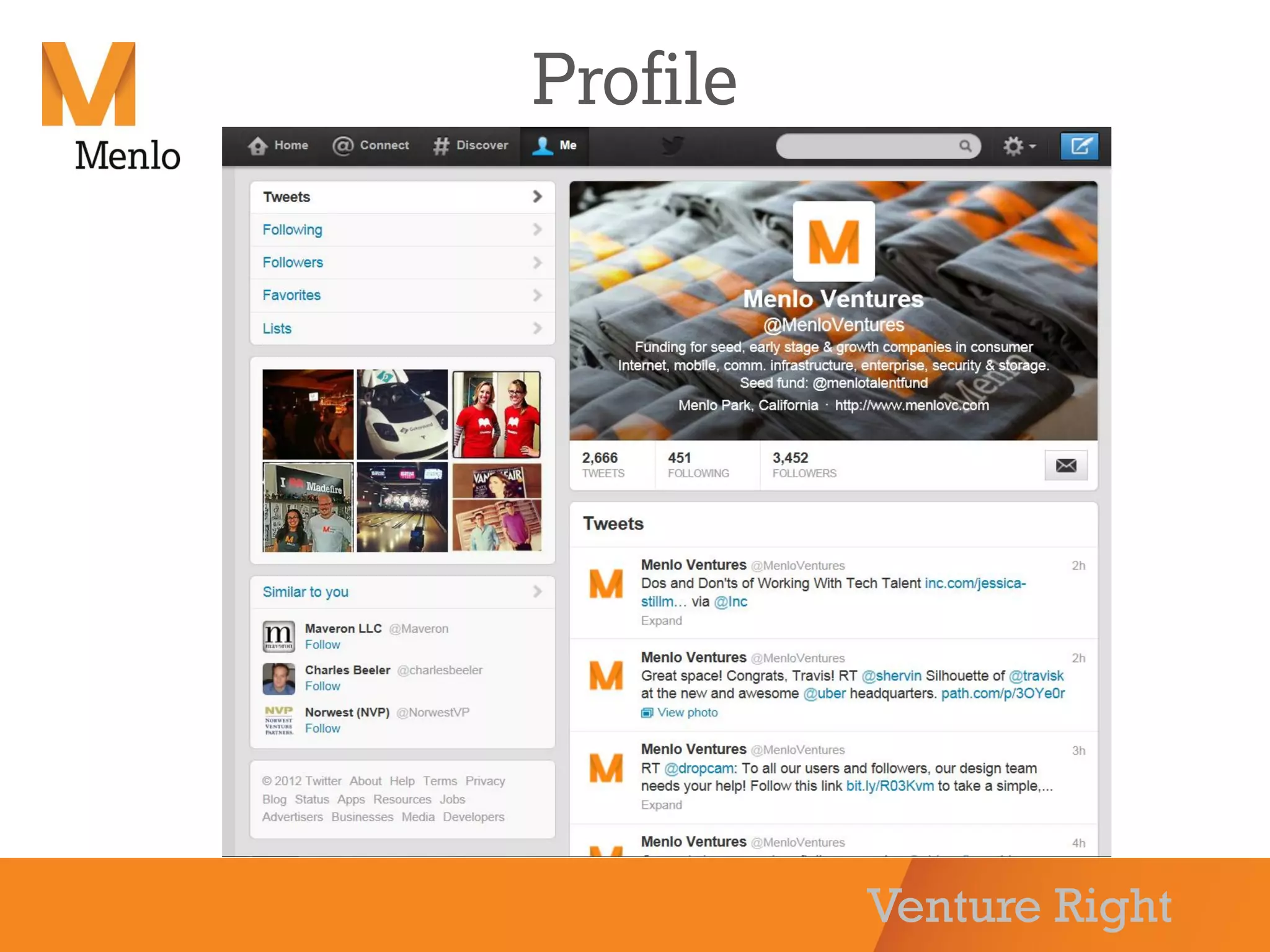 Venture Right
Profile
 