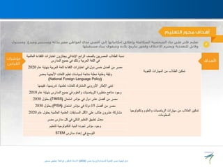 ‫المستدامة‬ ‫للتنمية‬ ‫مصر‬ ‫استراتيجية‬
(
‫مصر‬ ‫رؤية‬
2030
)
‫حسنين‬ ‫عطيفى‬ ‫ابوالعال‬ ‫الدكتور‬ ‫االستاذ‬
 