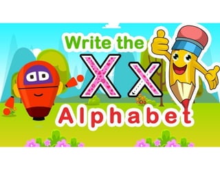 How to Write Letter X | X for Xylophone |KidsLearnTv