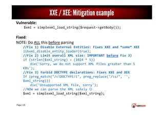 Xxe Payload Example XXE Exposed: SQLi, XSS, XXE and XEE against Web Services | PDF