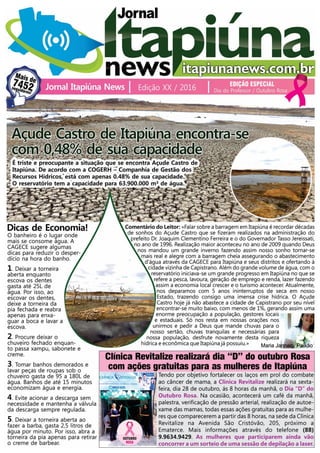 XX edição do jornal itapiúna news