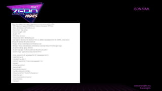 JSON2XML
 