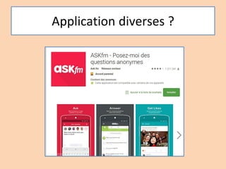 Application diverses ?
 