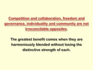 Powered from the periphery, unified from the core.