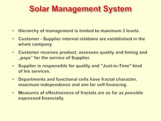 Market – Sustained Disequilibrium?In reality it is unreasonable to expect from the market participants the logical and rational behaviors.So different models of actions are created on the market and continuous evolution of the system is taking place.Market should be seen as the Complex Adaptive System and as such can not be considered to be the stable system (striving for equilibrium) but it is rather the vibrating equilibrium (periods of stability mixed with periods of chaos – sustained disequilibrium).According to „Organizacjanakrawędzichaosu”,PiotrNestorowicz, 2001