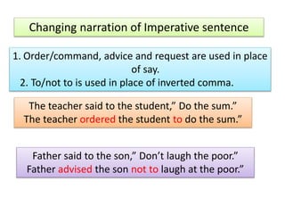 English-2(Grammar) Class Ten Narration