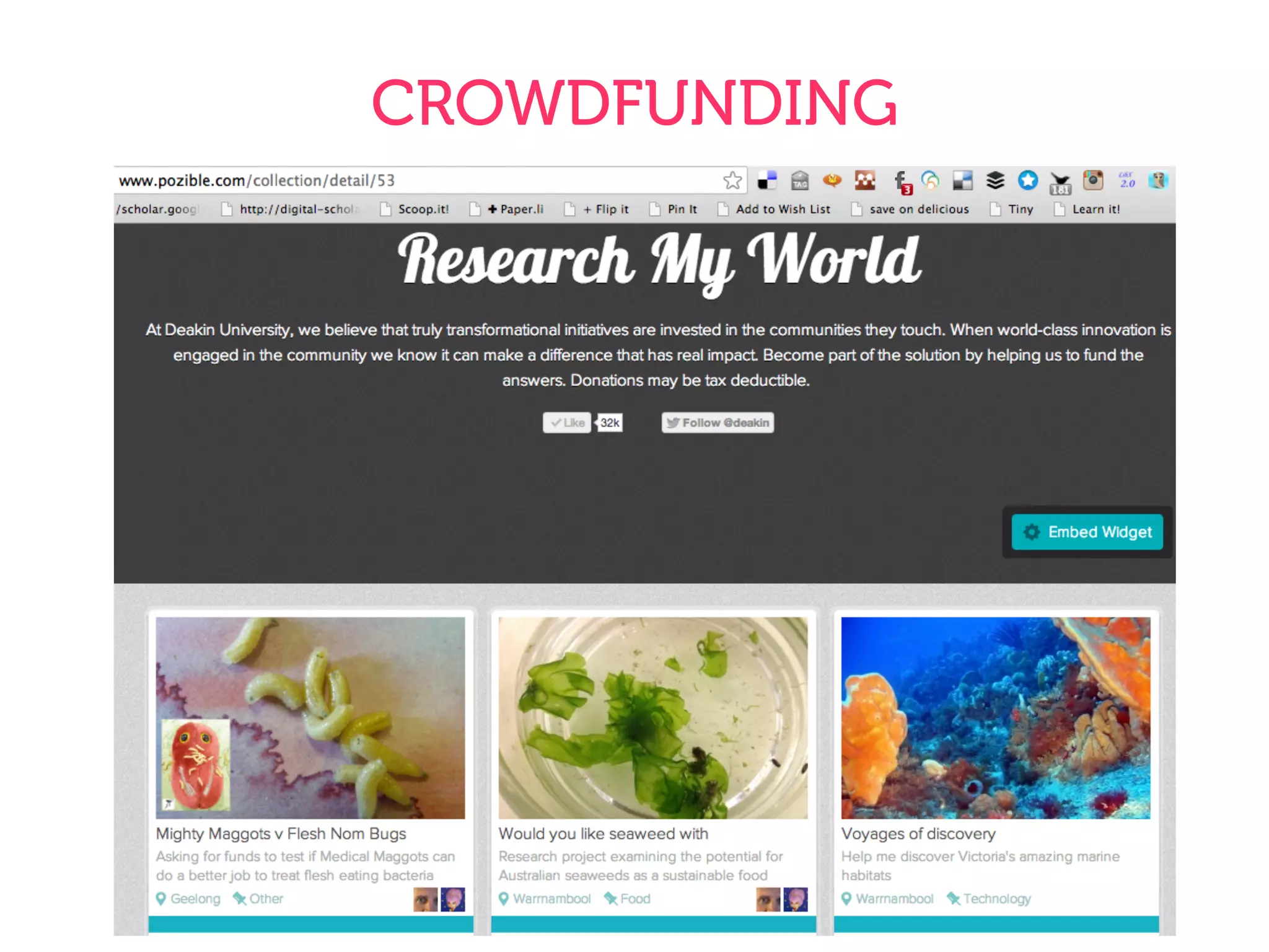 CROWDFUNDING
 