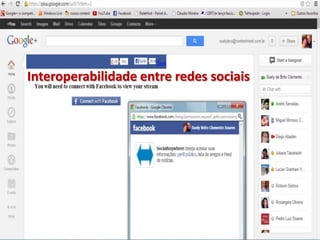Interoperabilidade entre redes sociais
 
