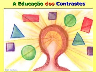 A EducaçãoA Educação dosdos ContrastesContrastes
Colégio Allan Kardec
 