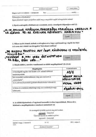 Érettségi 2011