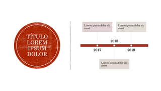 TÍTULO
LOREM
IPSUM
DOLOR
2017
Lorem ipsum dolor sit
amet
2018
Lorem ipsum dolor sit
amet
2019
Lorem ipsum dolor sit
amet
 