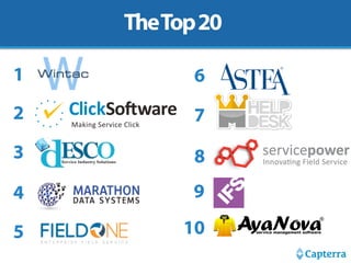 Top 20 Most Popular Field Service Management Software | PDF