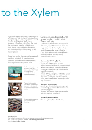Xylem Learning Center (Sign up for a course) | PDF
