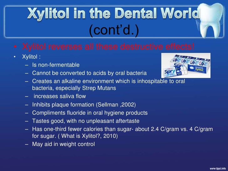 Xylitol how sweet it is!