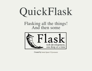 Quick flask an intro to flask | PDF