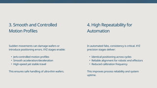 Xyz Process XYZ Precision Stages for Wafer Handling Accuracy | PPTX