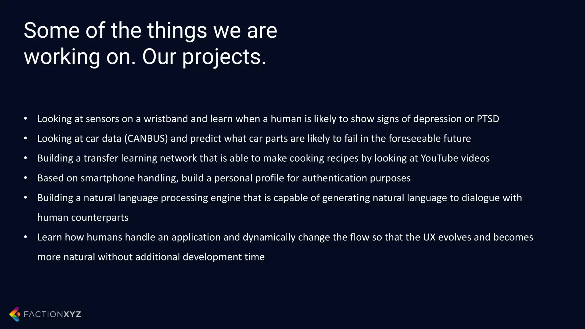 Basics in machine learning
 